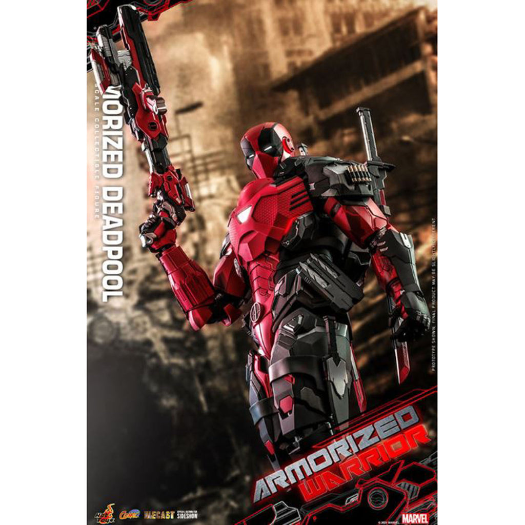 Hot Toys Armorized Deadpool Sixth Scale Action Figure