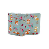 Shagwear Aqua Corgi Pattern Small Wallet - Radar Toys
