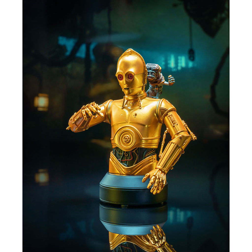 Star Wars Rise Of Skywalker C3PO And Babu Frik 1:6 Mini-Bust Scale Figure