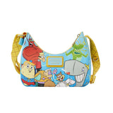Loungefly Nickelodeon SpongeBob SquarePants Group Shot Crossbody Bag Purse - Radar Toys