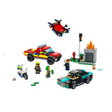 LEGO® City Fire Rescue And Police Chase Building Set 60319 - Radar Toys