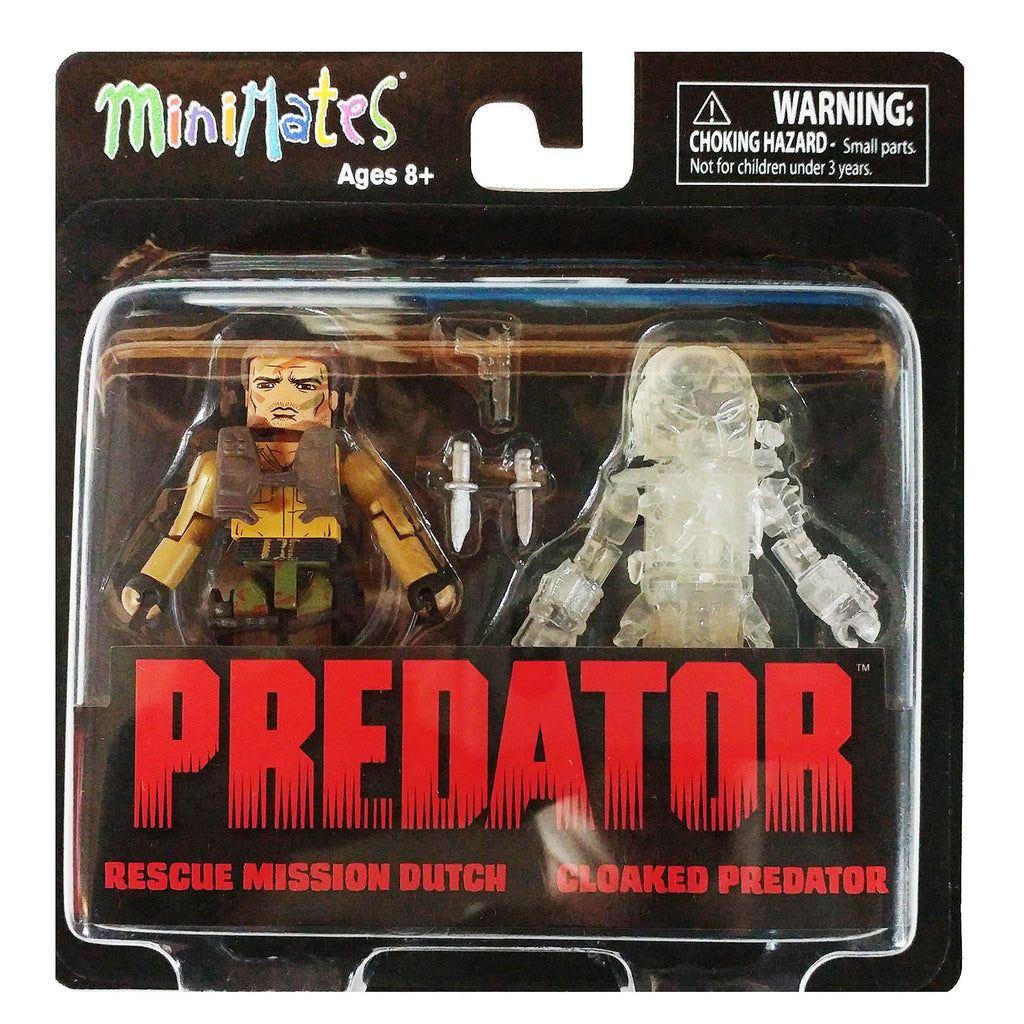 Minimates Predator Series 2 Rescue Dutch Cloaked Predator Figure Set