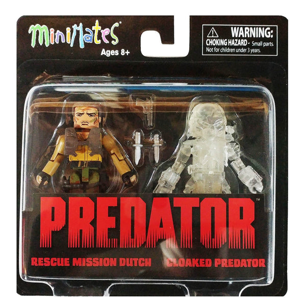 Minimates Predator Rescue Dutch Cloaked Predator Set Diamond | Radar Toys