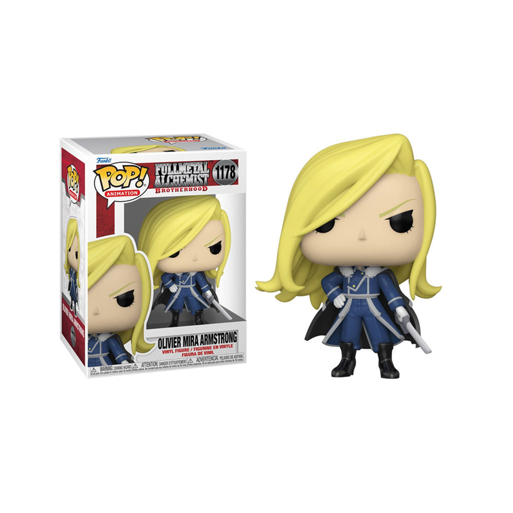 Funko Full Metal Alchemist Brotherhood POP Olivier Mira Armstrong Figure - Radar Toys