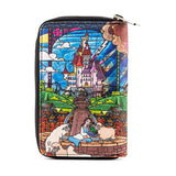 Loungefly Disney Princess Castle Series Belle Zip Around Wallet - Radar Toys