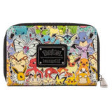 Loungefly Pokemon Characters Ombre Zip Around Wallet - Radar Toys