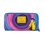 Loungefly Laika Coraline Rain Coat Cosplay Zip Around Wallet - Radar Toys