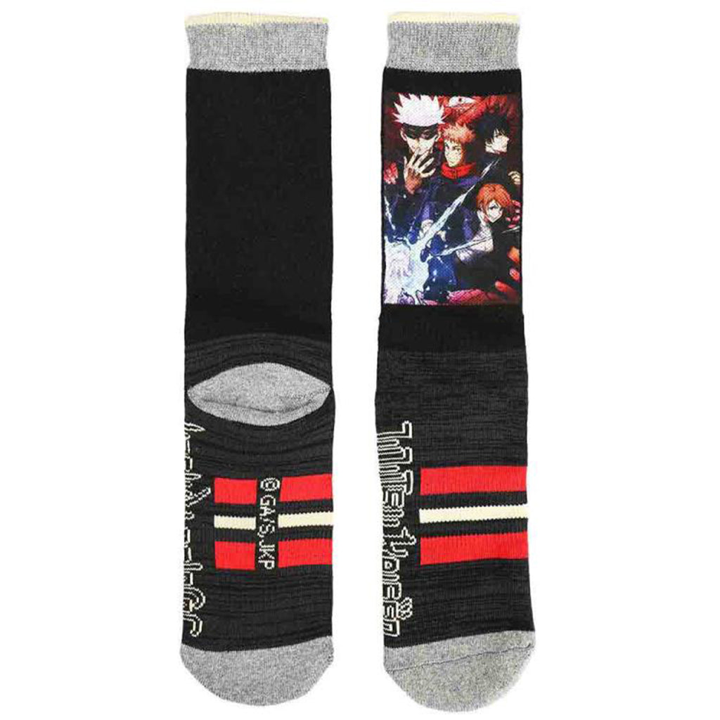 Bioworld Jujutsu Kaisen Single Pair Men's Crew Socks