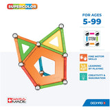 Geomag Supercolor Panels Recycled 35 Piece Building Set - Radar Toys