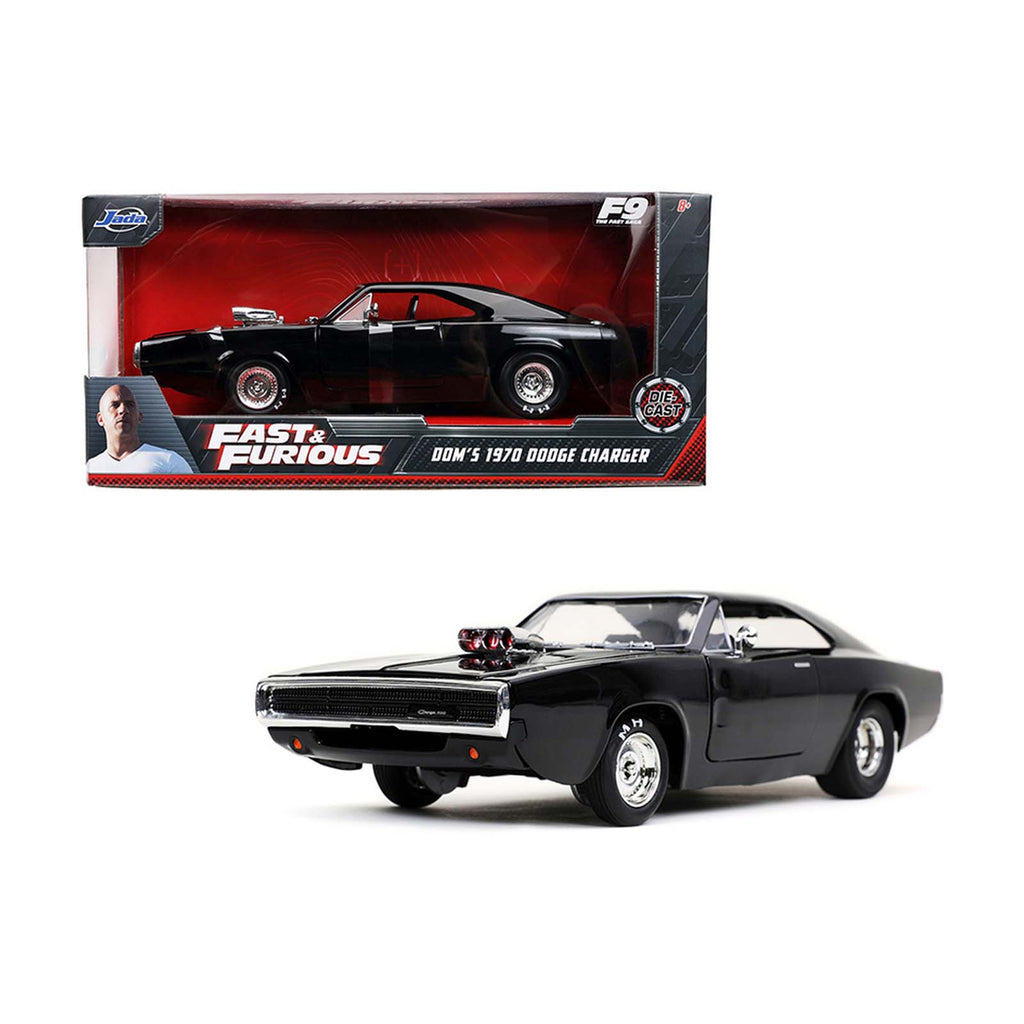 Jada Toys Fast And Furious F9 Dom's 1970 Dodge Charger 1:24 Diecast Car