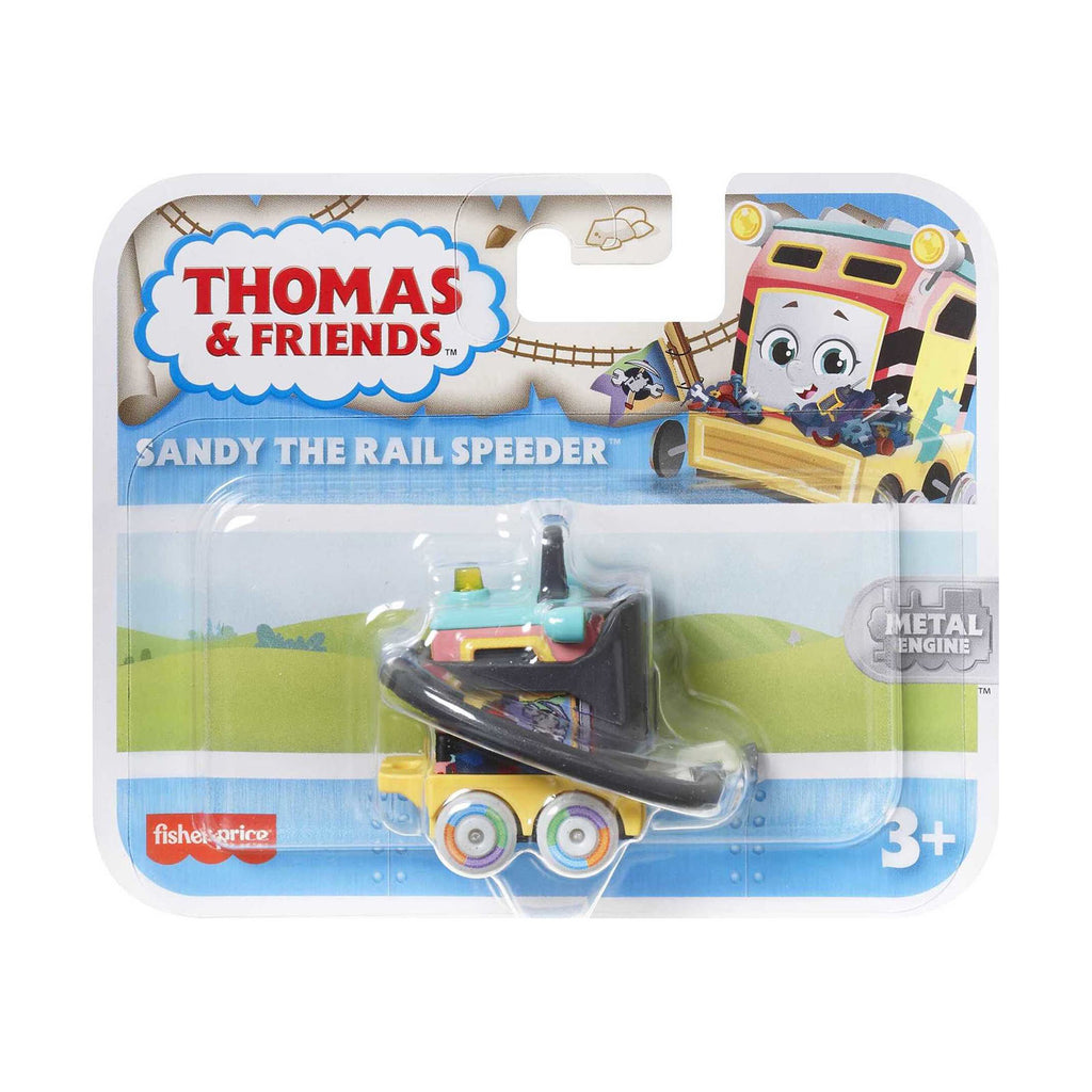 Fisher Price Thomas And Friends Sandy The Rail Speeder Small Metal Engine Train