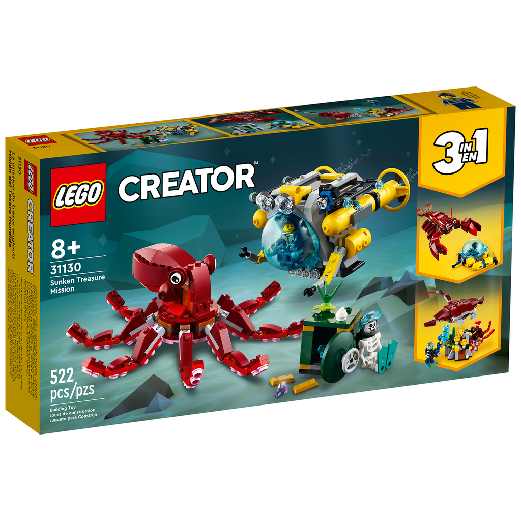 LEGO® Creator Sunken Treasure Mission Building Set 31130 - Radar Toys