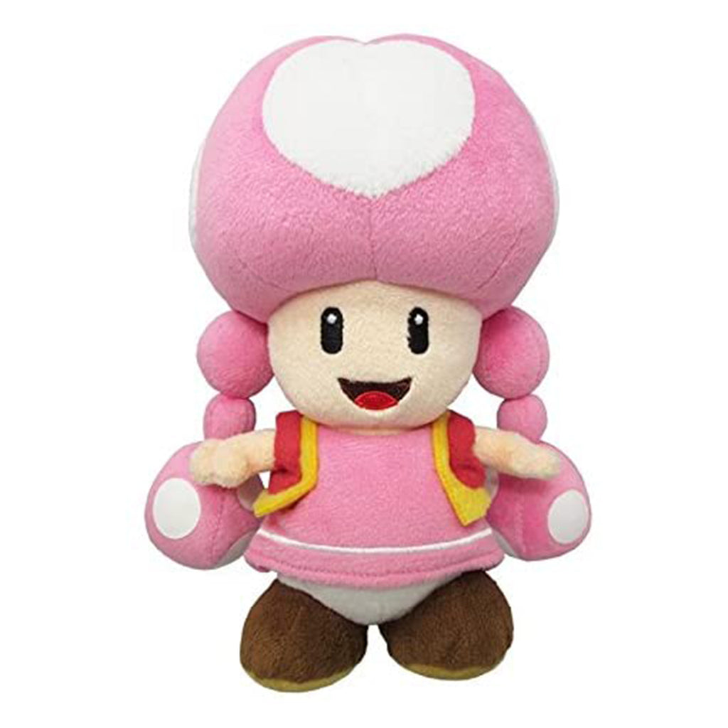 Little Buddy Super Mario Toadette 8 Inch Plush Figure