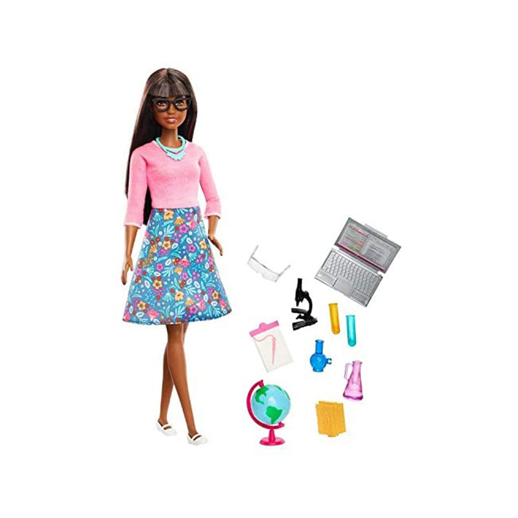 Barbie You Can Be Anything Teacher Brunette Doll Set