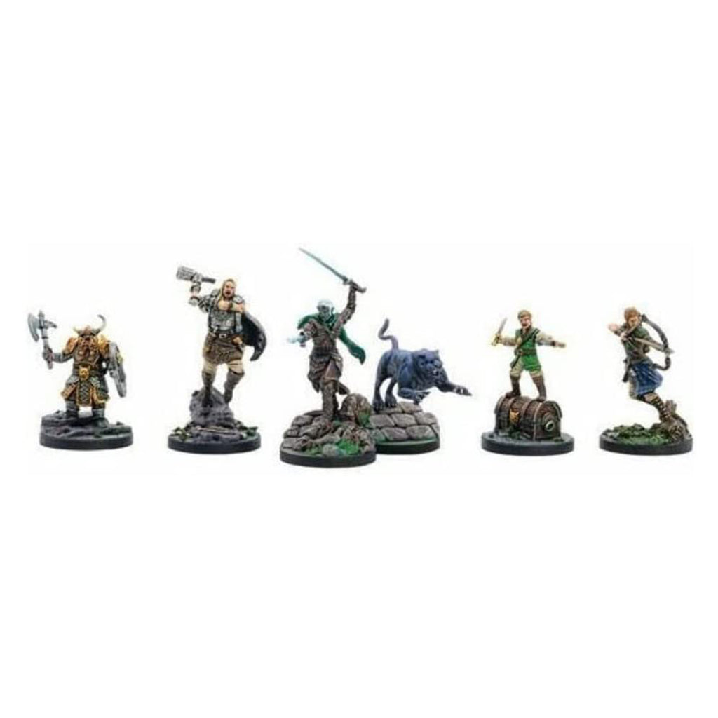 Dungeons And Dragons Collector's Series Drizzt And The Companions Of The Hall Miniatures