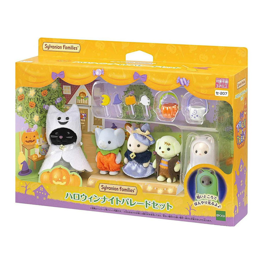 Epoch Calico Critters Trick Or Treat Parade Figure Set