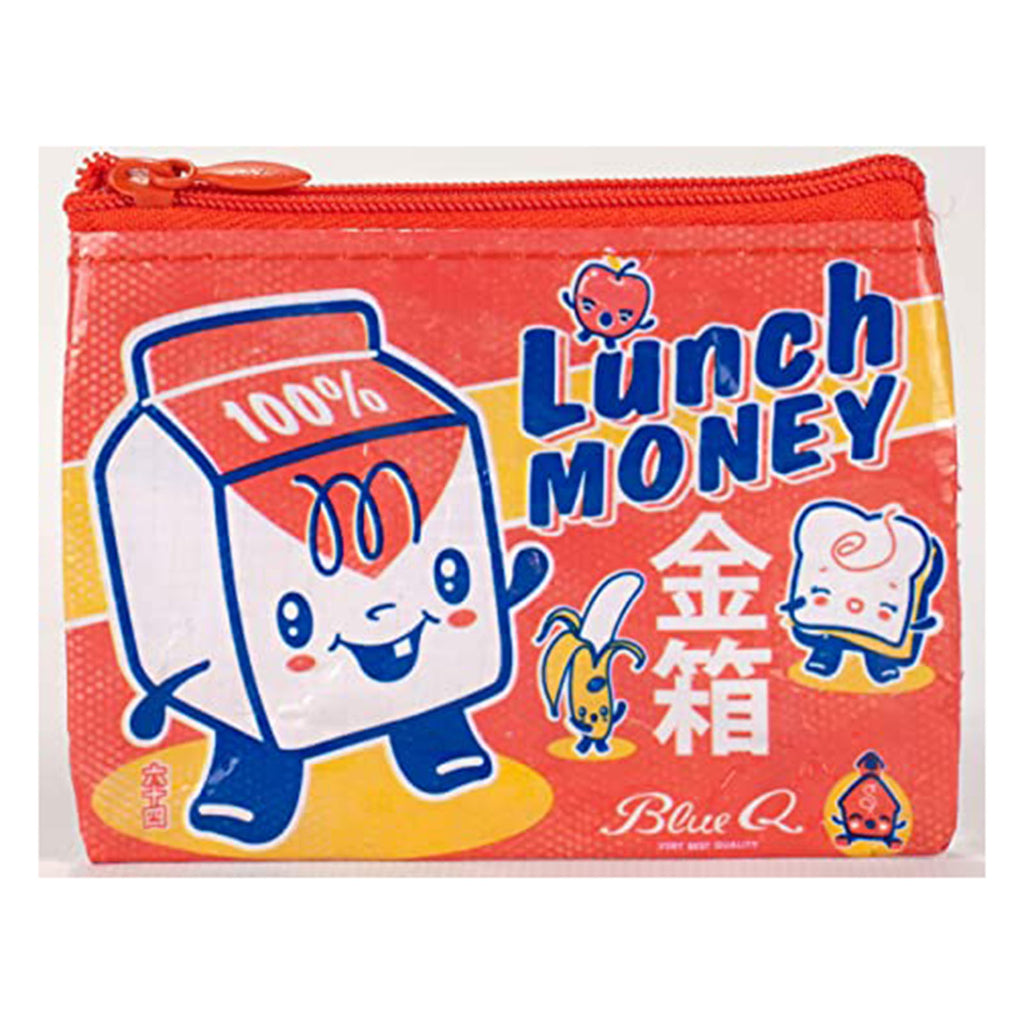 Blue Q Lunch Money Coin Purse