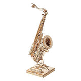 Robotime Rolife Saxophone Wooden Puzzle Building Set - Radar Toys