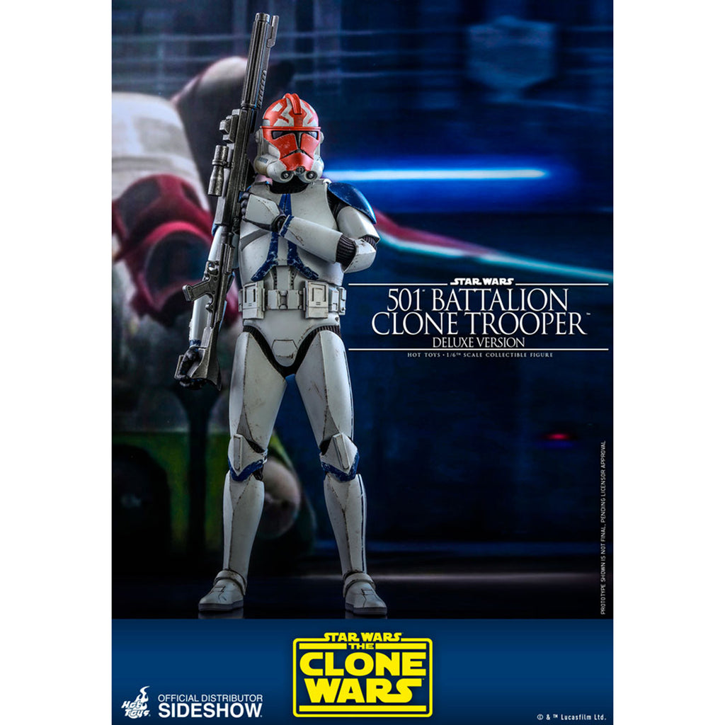 Hot Toys Star Wars 501st Battalion Clone Trooper Deluxe 1:6 Scale Action Figure