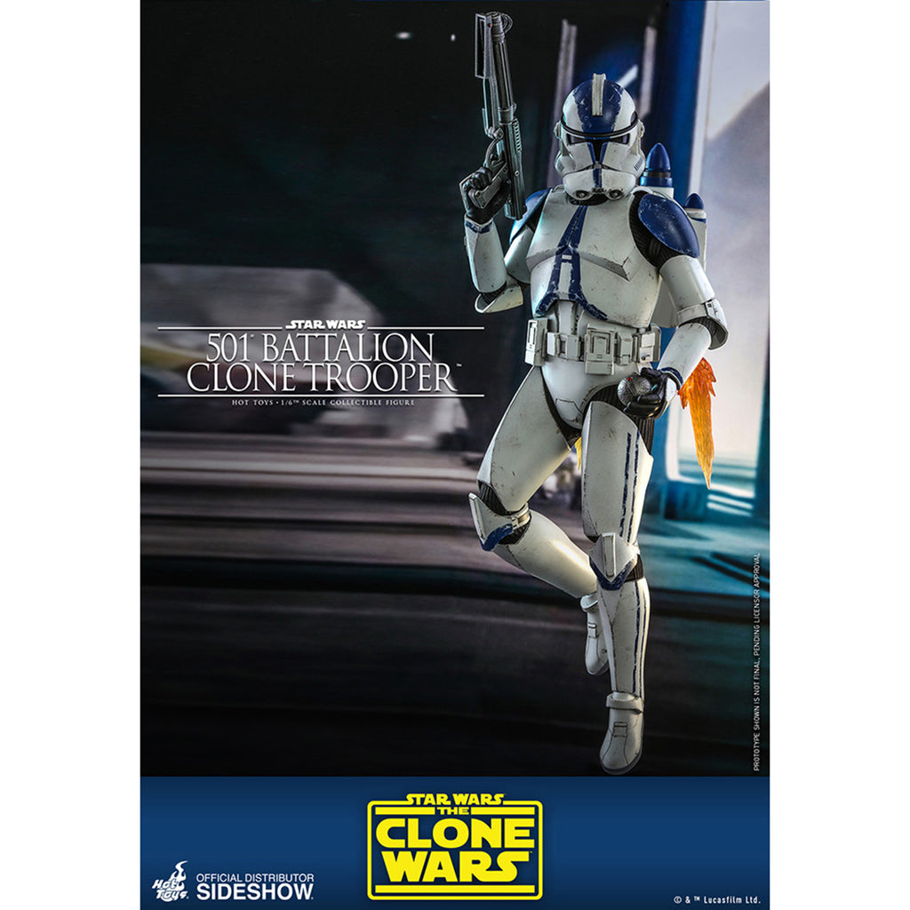 Hot Toys Star Wars The Clone Wars 501st Battalion Clone Trooper 1:6 Scale Action Figure