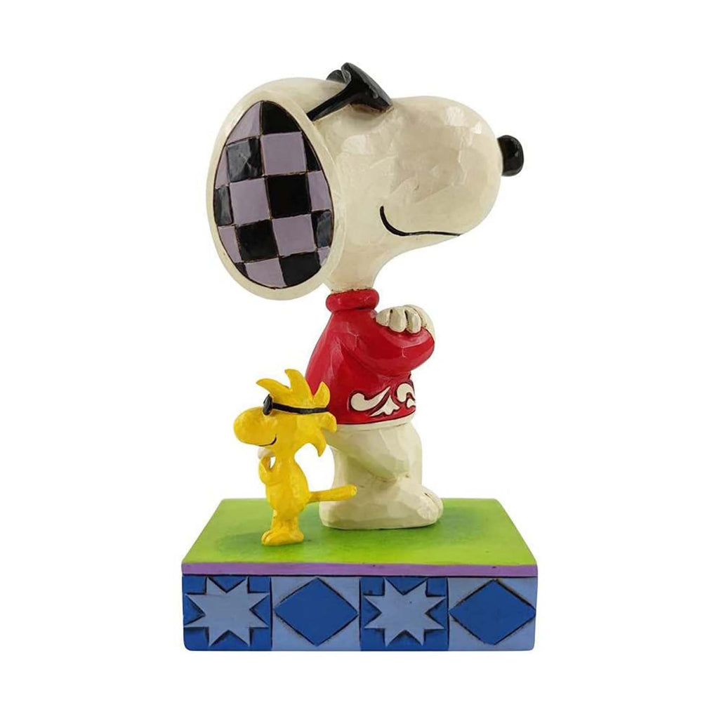 Enesco Jim Shore Peanuts Cool Pals Snoopy Woodstock Decorative Figure - Radar Toys