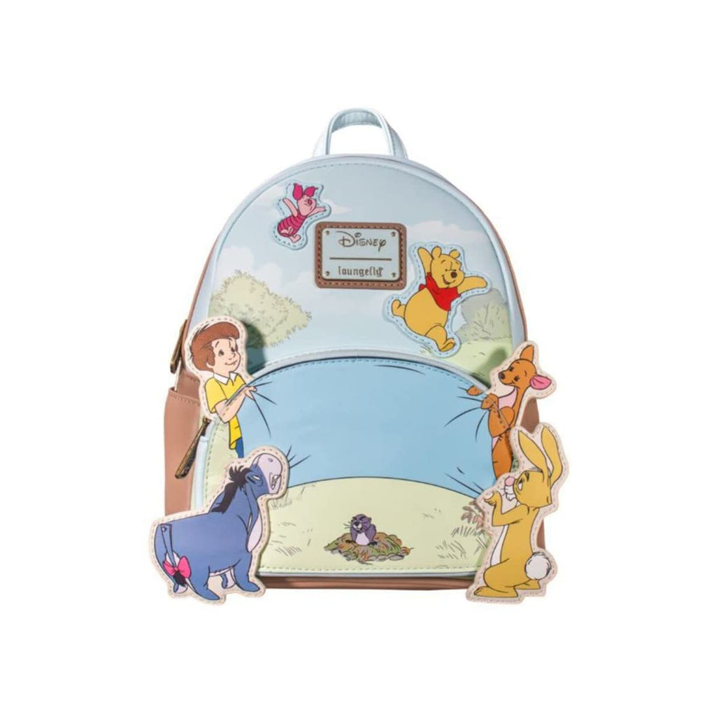 Loungefly Disney Winnie The Pooh 95th Anniversary Celebration Toss Mini Backpack