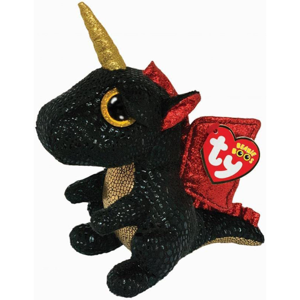 Ty Grindal Dragon With Horn 7 Inch Plush Figure