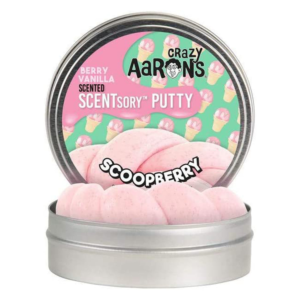 Crazy Aaron's Scentsory Putty Scented 2.75 Inch Scoopberry Thinking Putty
