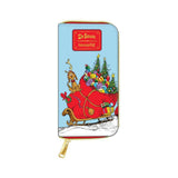 Loungefly Dr Seuss The Grinch Loves The Holidays Zip Around Wallet - Radar Toys