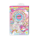 Hot Focus Scented Stylin' Press On Nails Unicorn Set - Radar Toys