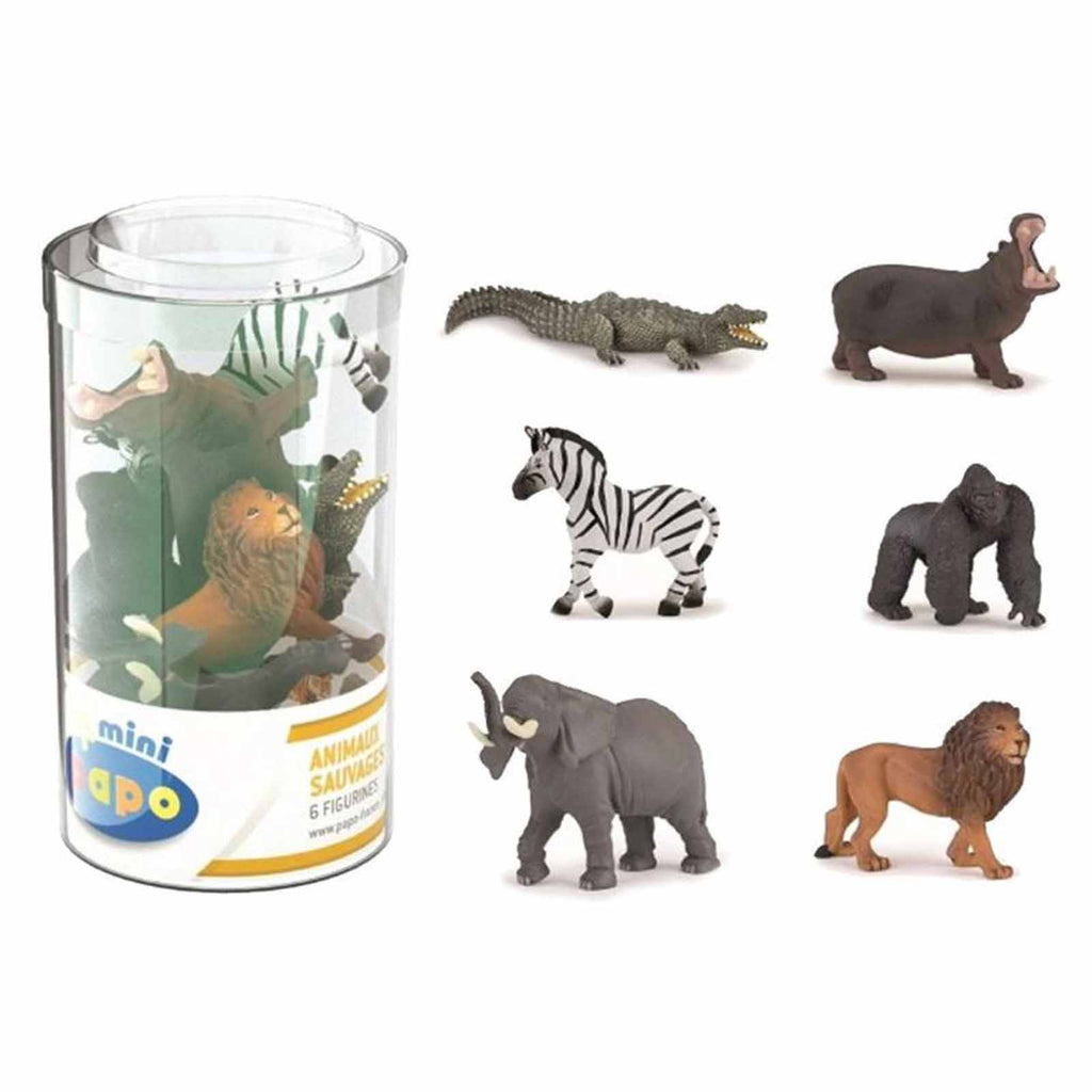 Papo Mini Plus Wild Animal Toob 1 33020 - Radar Toys