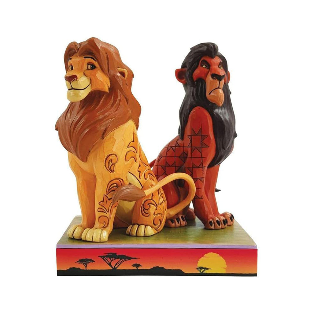 Enesco Disney Traditions Lion King Proud And Petulant Simba Scar Figurine