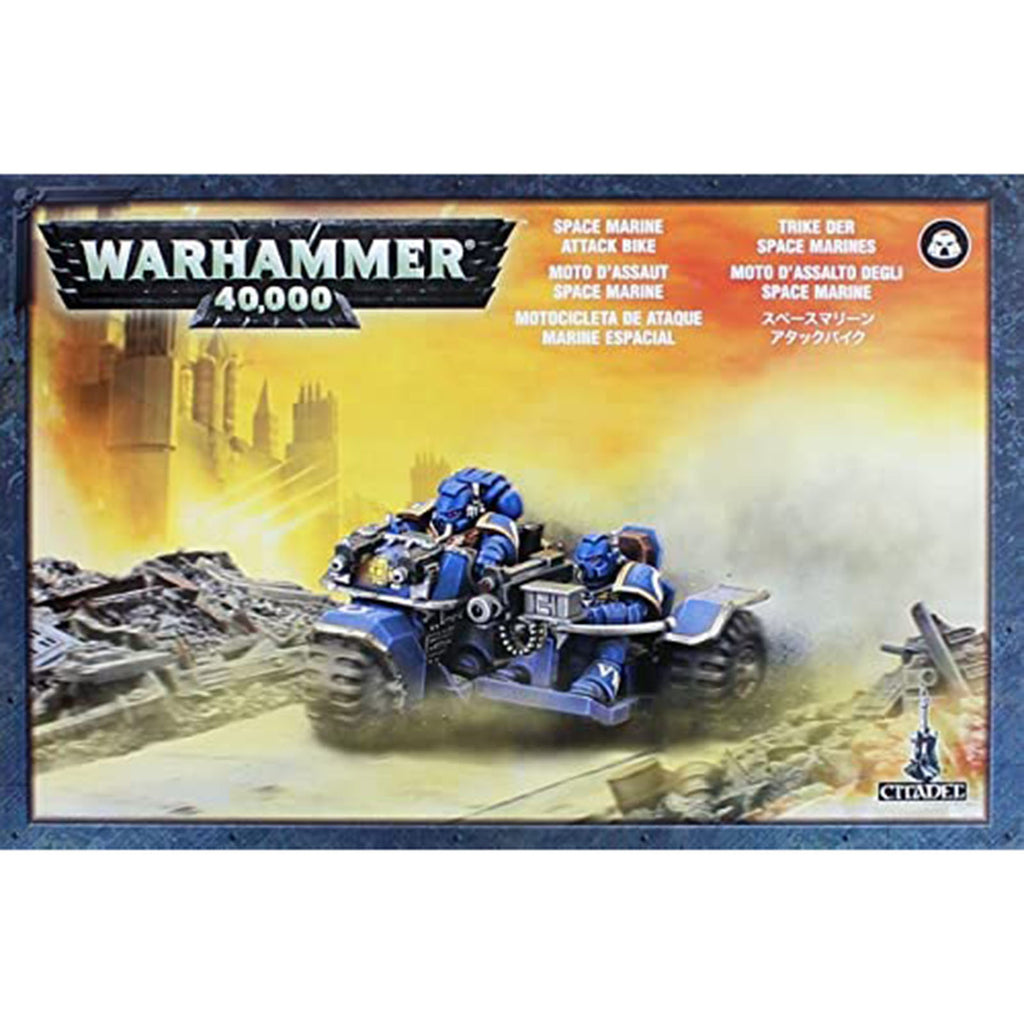 Warhammer 40,000 Orks Space Marine Attack Bike Set