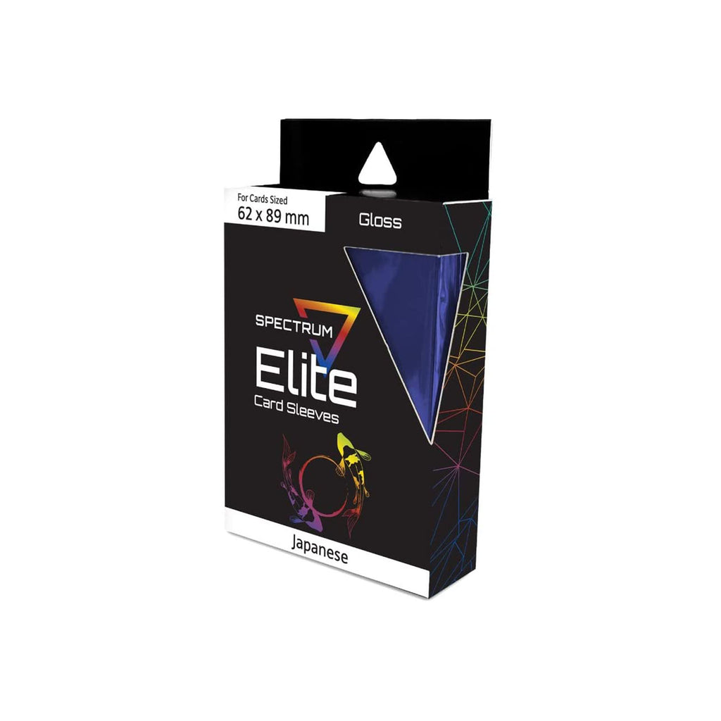 Spectrum Elite Blue Gloss Card Japanese Sleeves 60 Count