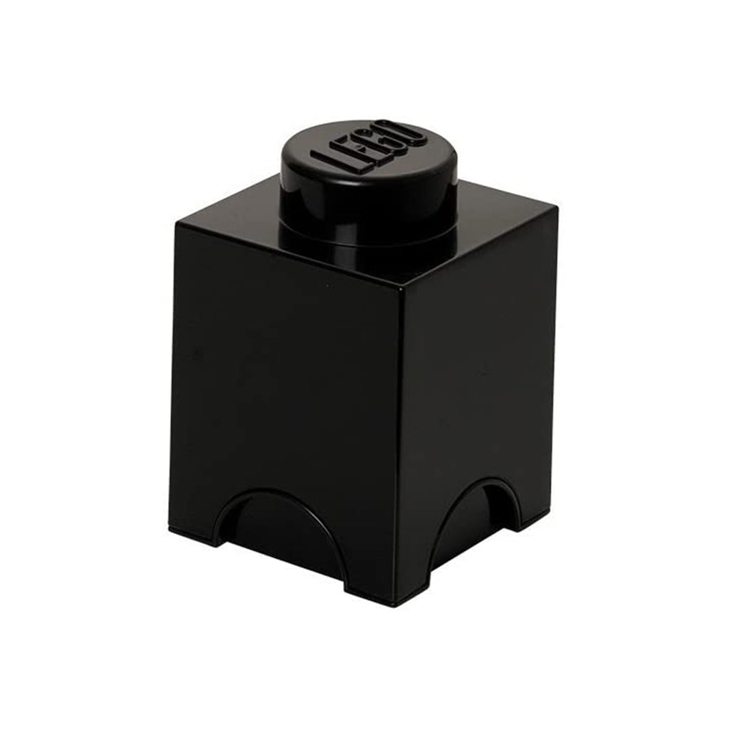 LEGO® Storage 1-Stud Brick Bright Black Storage Container - Radar Toys