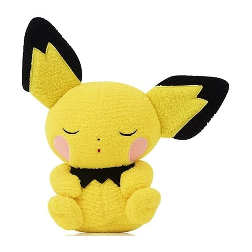 Pokemon Sleeping Pichu Curly Fabric 10 Inch Plush Figure