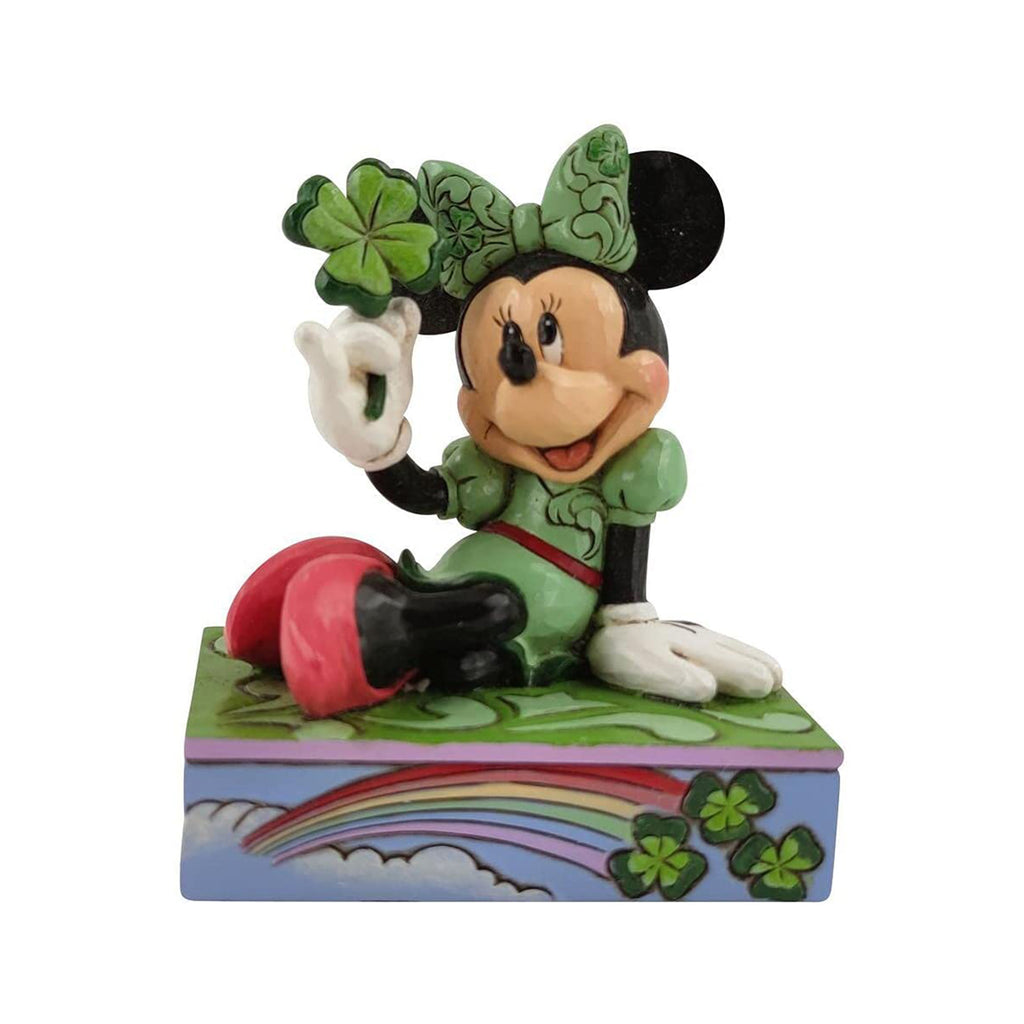 Enesco Disney Traditions Minnie Shamrock Wishes Set