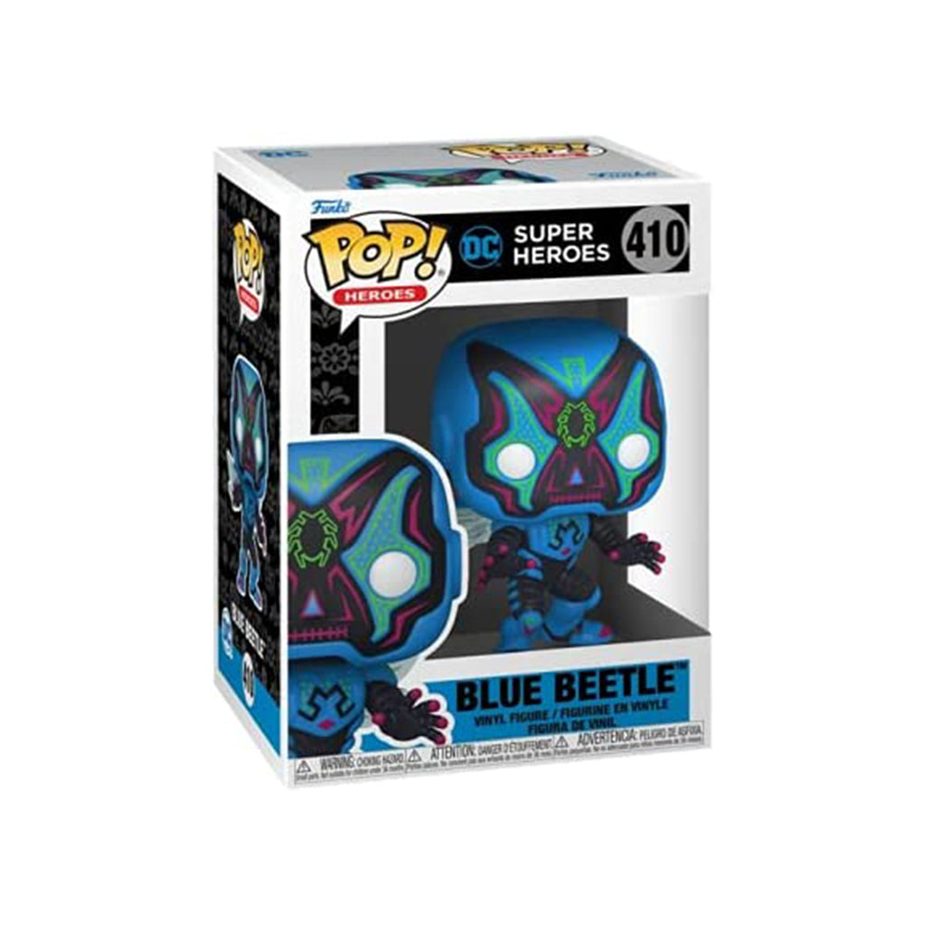 Funko DC Heroes Dia De Los POP Blue Beetle Figure