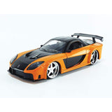 Jada Toys Fast And Furious Han's Mazda RX-7 1:24 Diecast Car - Radar Toys