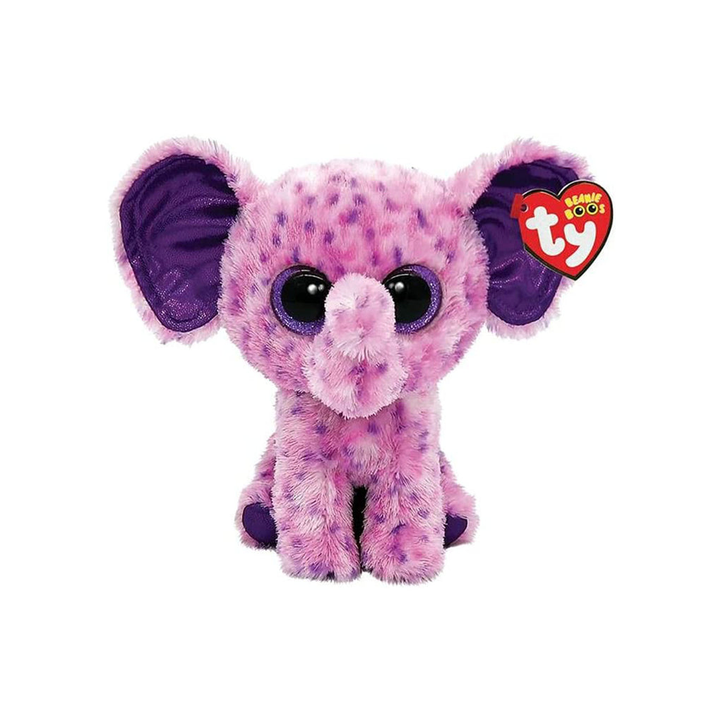 Ty Eva Elephant Purple 7 Inch Plush Figure