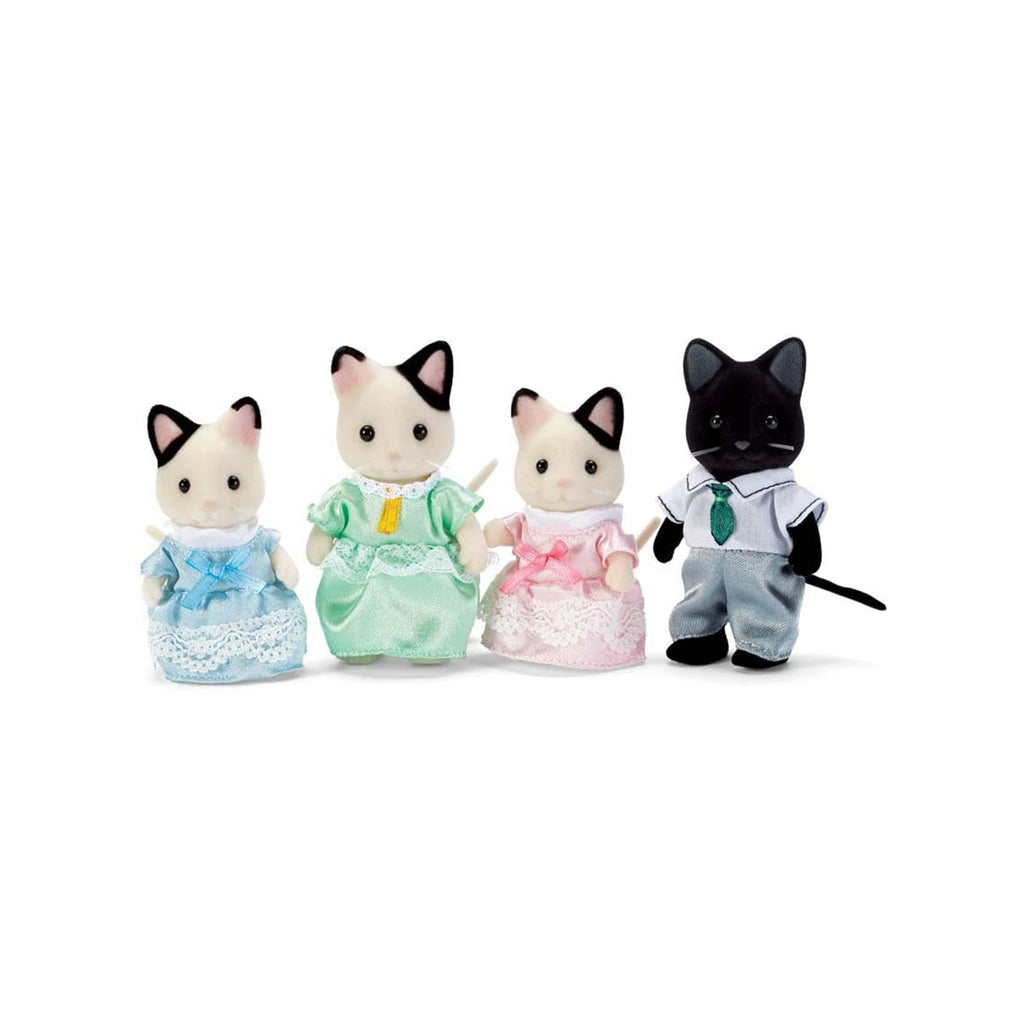Calico Critters Tuxedo Cat Family Figure Set