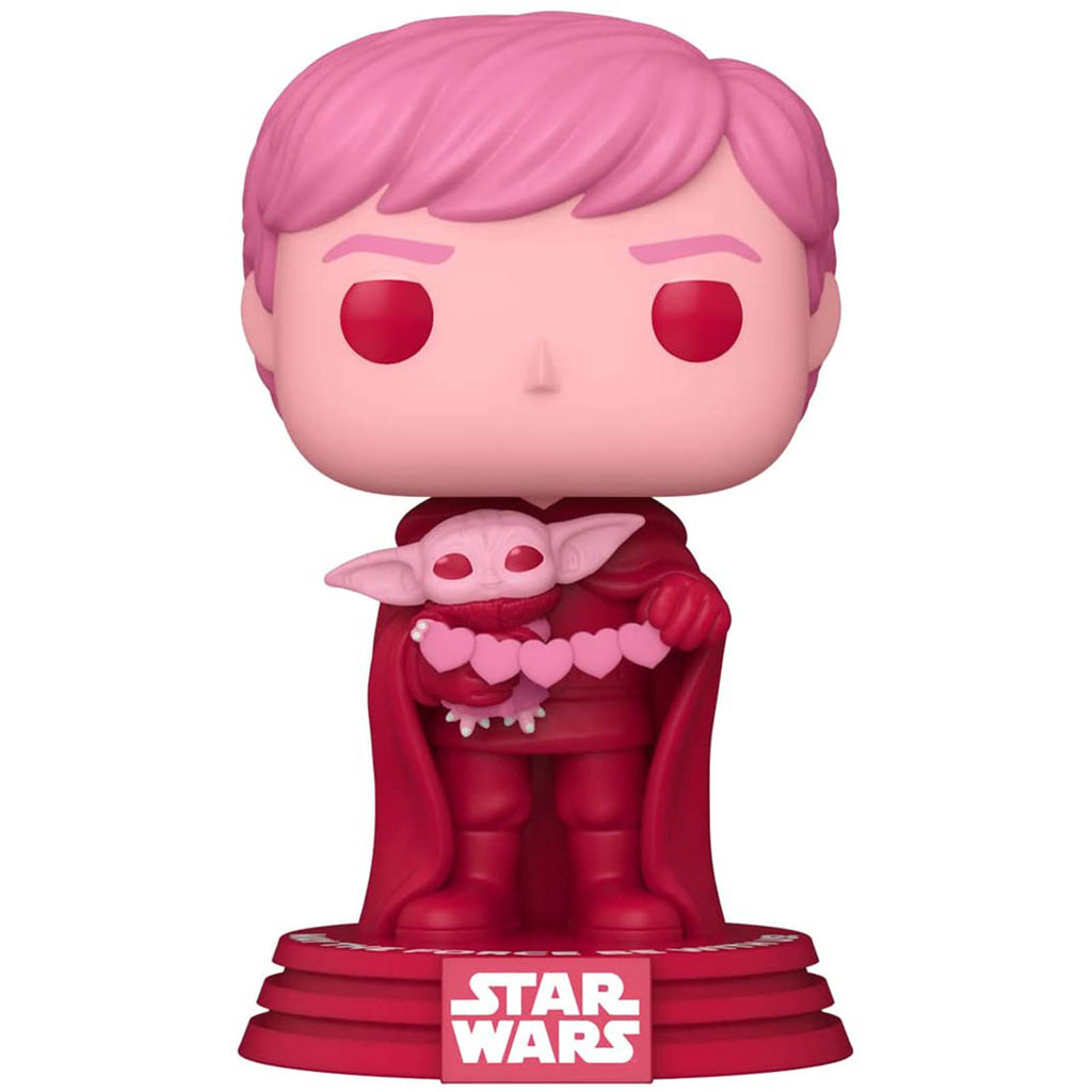 Funko Star Wars Valentines POP Luke Skywalker And Grogu With Heart Figure