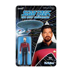 Super7 Star Trek Next Generation Wave 2 Riker ReAction Figure - Radar Toys