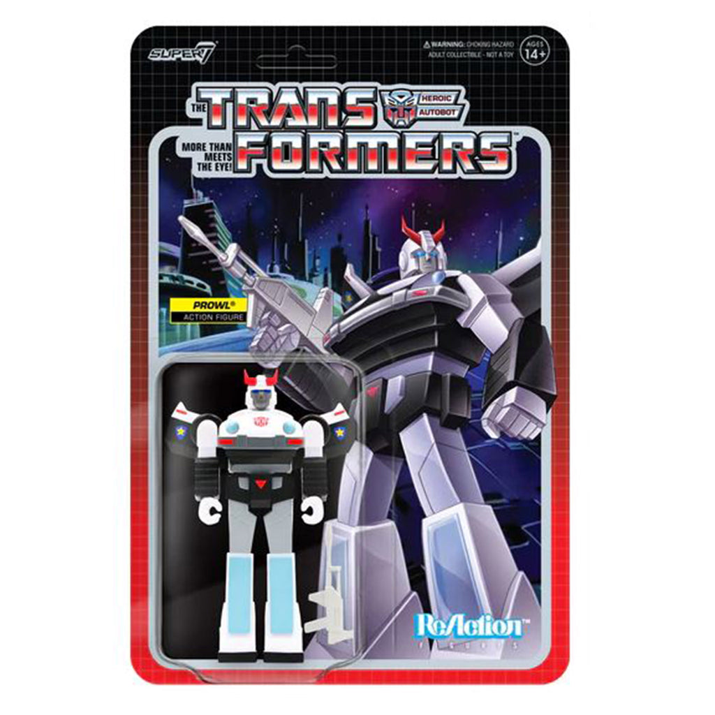 Super7 Transformers Wave 5 Prowl ReAction Figure