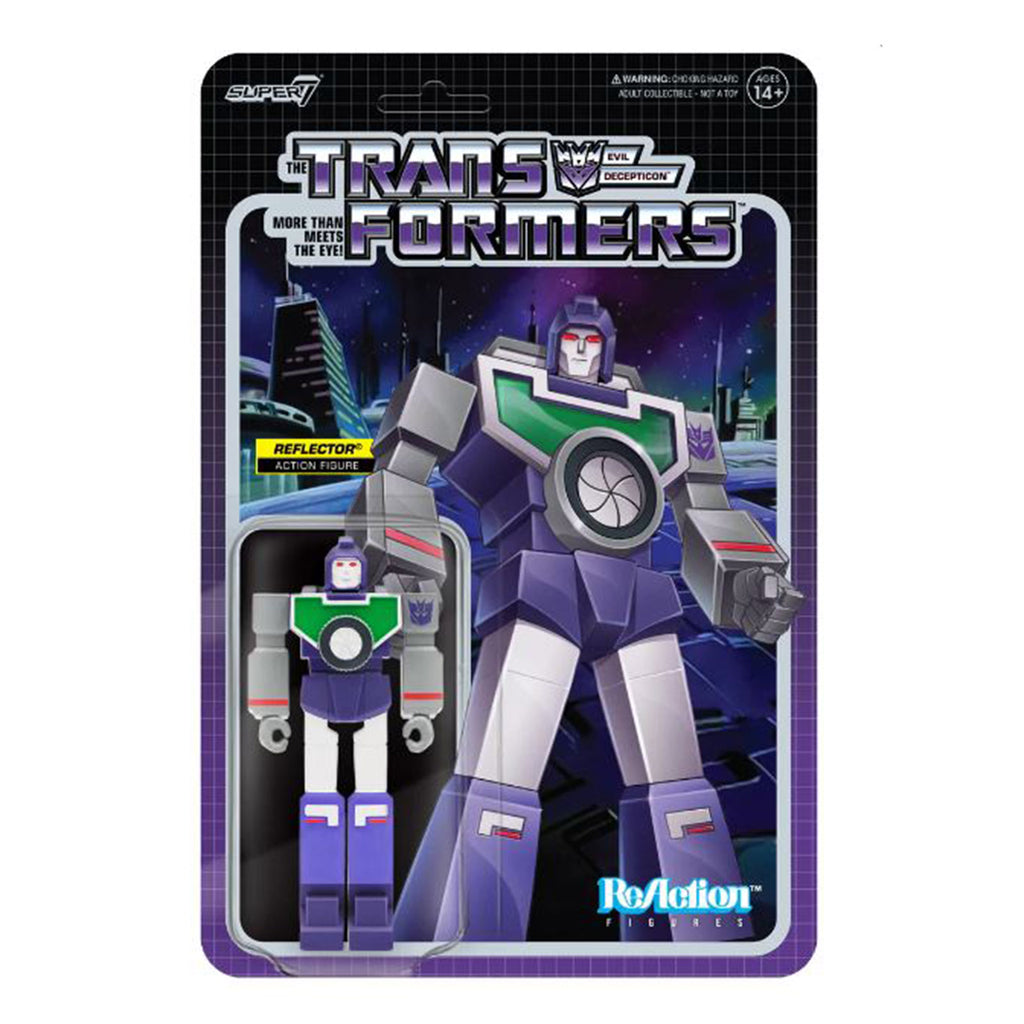 Super7 Transformers Wave 5 Reflector ReAction Figure