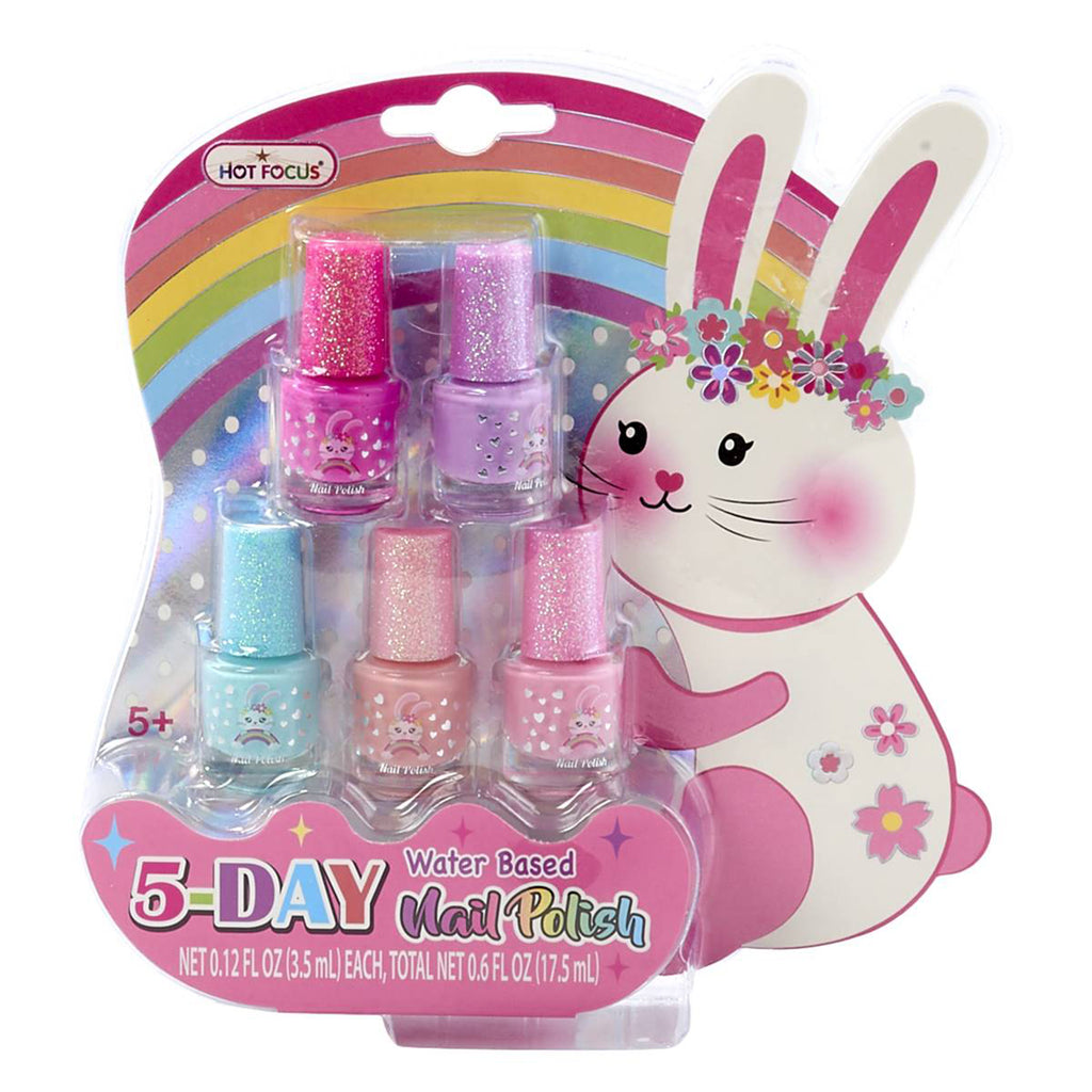 Hot Focus 5 Day Nail Polish Set