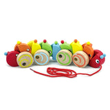 Original Toy Co Pull Along Caterpillar Set - Radar Toys