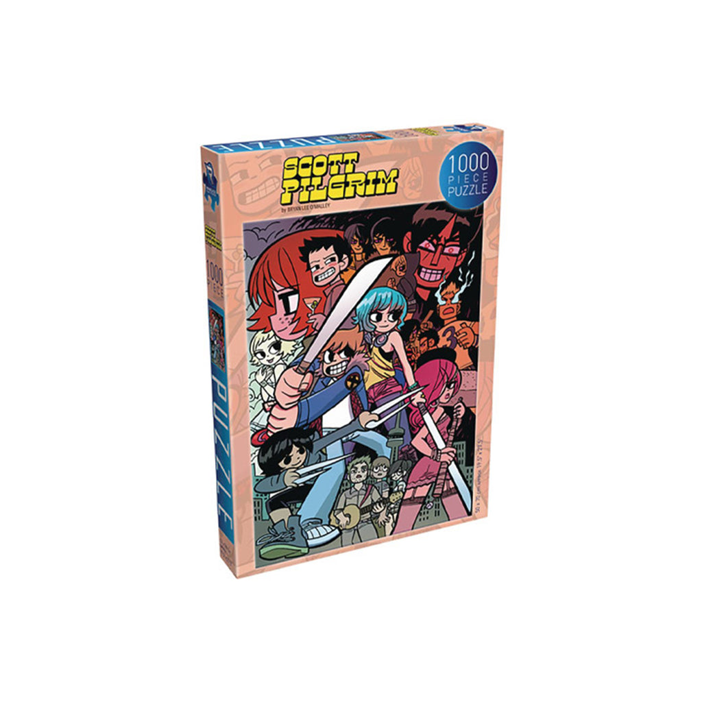 Scott Pilgrim Colorful Collage 1000 Piece Puzzle