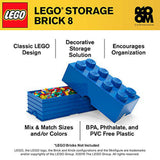 LEGO® Storage 8-Stud Brick Bright Blue Storage Container - Radar Toys