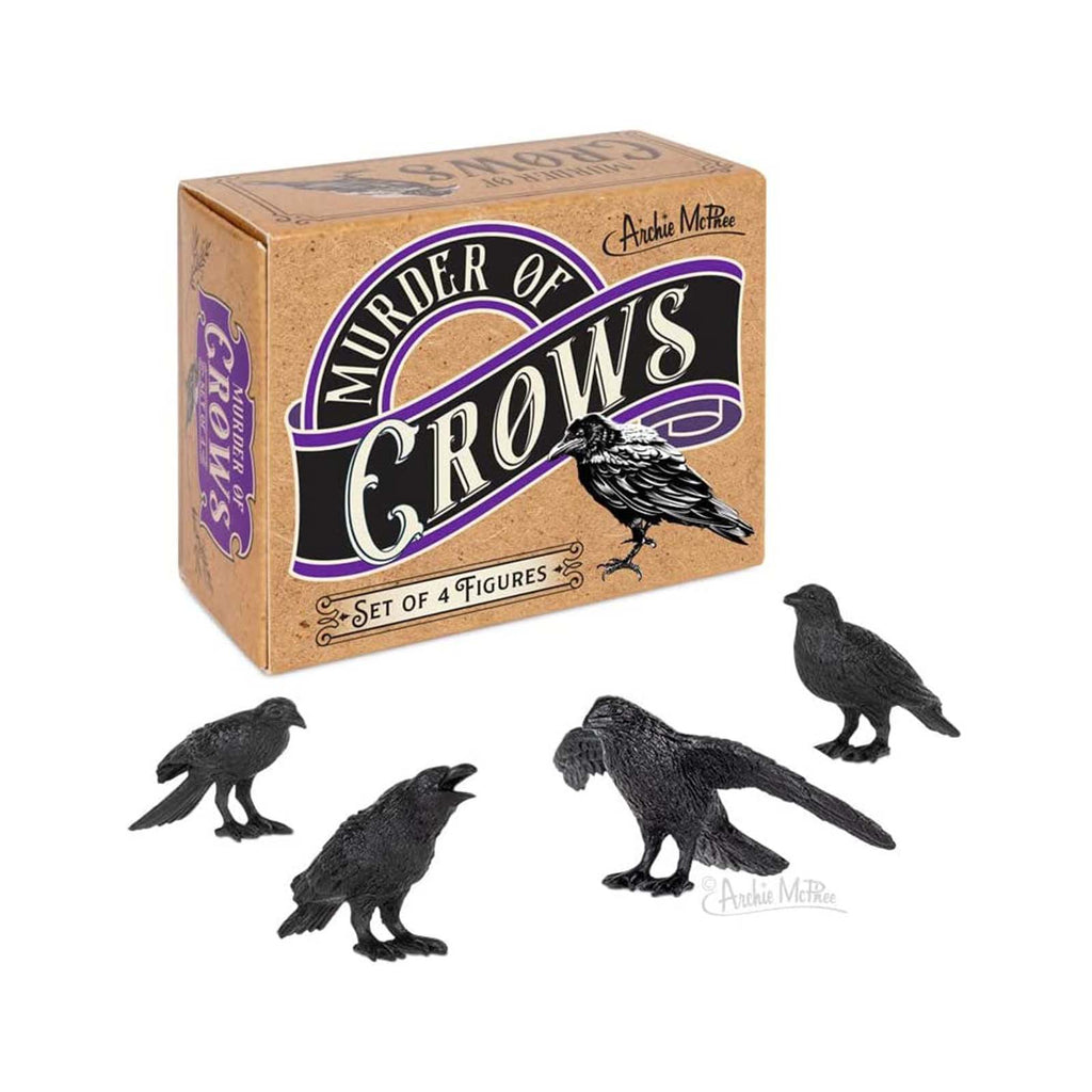 Archie McPhee Murder Of Crows 4 Figure Set